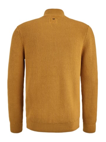 Sweter w kolorze musztardowym