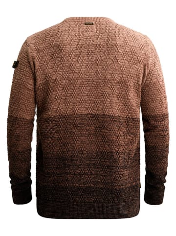 Sweter w kolorze brązowo-jasnobrązowym