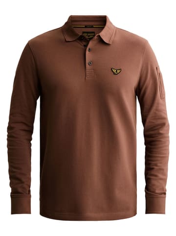 Poloshirt in Hellbraun
