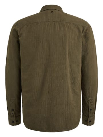 Koszula - Regular fit - w kolorze oliwkowym