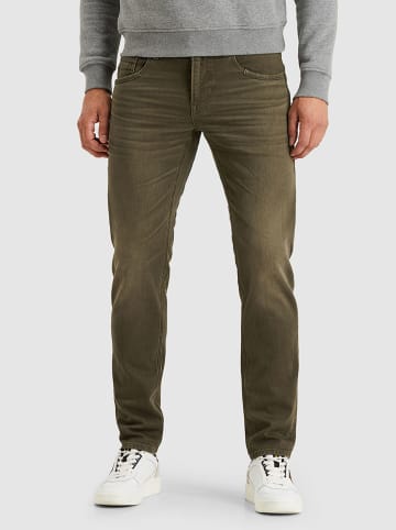 Dżinsy - Slim fit - w kolorze oliwkowym