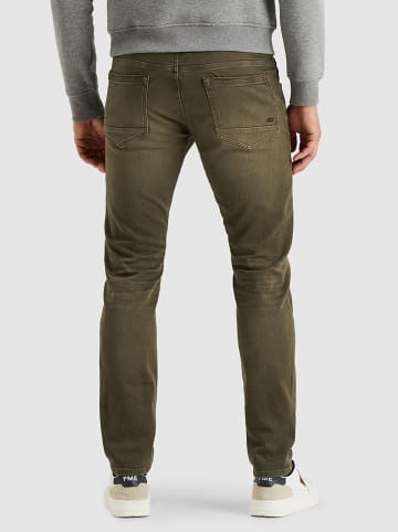 Dżinsy - Slim fit - w kolorze oliwkowym