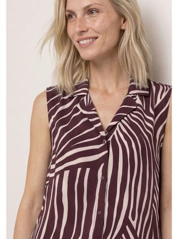 Bluse in Bordeaux