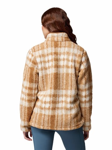 Fleece vest beige