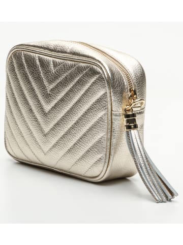 Leren schoudertas "Nat" lichtroze - (B)20 x (H)15 x (D)6 cm
