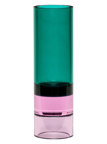 Theelichthouder "Astro" groen - (H)15 cm