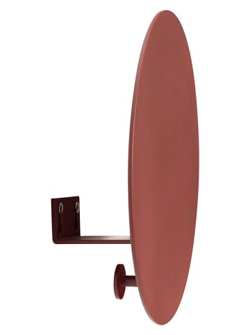 Haczyk ścienny "Magazine" w kolorze czerwonym - wys. 8 x Ø 22 cm