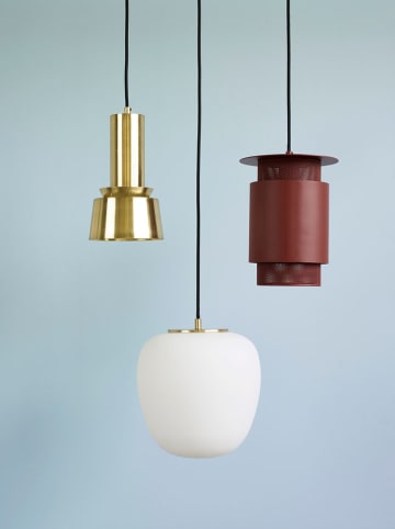 Lampa wisząca "Mono" w kolorze złotym - wys. 26 x Ø 15 cm
