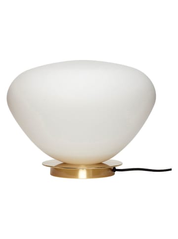 Lampa stołowa "Bean" w kolorze złotym - wys. 28 x Ø 39 cm