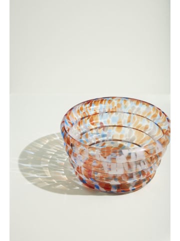 Salaterka "Blaze" ze wzorem - wys. 17 x Ø 31 cm