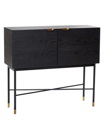 Consoletafel "Norm" zwart - (B)100 x (H)90 x (D)35 cm