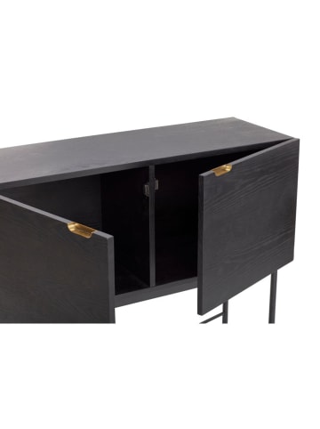 Consoletafel "Norm" zwart - (B)100 x (H)90 x (D)35 cm