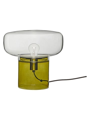 Lampa stołowa "Crave" w kolorze zielonym - wys. 30 x Ø 33 cm
