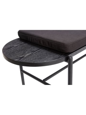 Bank "Norm" zwart - (B)150 x (H)49 x (D)45 cm