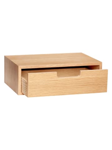 Regał ścienny "Hide" w kolorze jasnobrązowym - 30 x 10 x 20 cm
