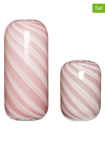 2er-Set: Vasen "Candy" in Rosa