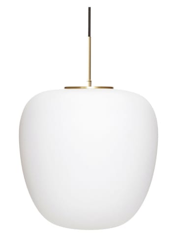 Lampa wisząca "Muse" w kolorze białym - wys. 40 x Ø 40 cm