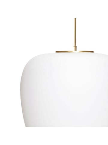 Lampa wisząca "Muse" w kolorze białym - wys. 40 x Ø 40 cm