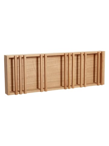Regał "Column" w kolorze jasnobrązowym na czasopisma - 110 x 37 x 11 cm