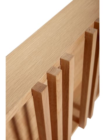 Regał "Column" w kolorze jasnobrązowym na czasopisma - 110 x 37 x 11 cm