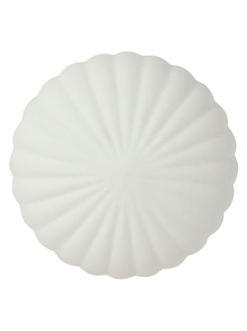 Lampa ścienna "Kumu" w kolorze białym - Ø 25 cm