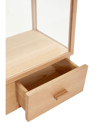 Vitrinekast "Spectacle" naturel - (B)50 x (H)47 x (D)24 cm