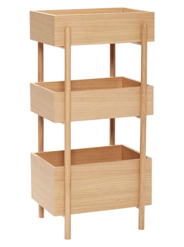 Stolik "Stack" w kolorze jasnobrazowym - 43 x 90 x 35 cm
