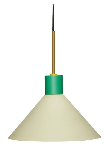 Lampa wisząca "Crayon" w kolorze jasnozielonym - wys. 38 x Ø 35 cm