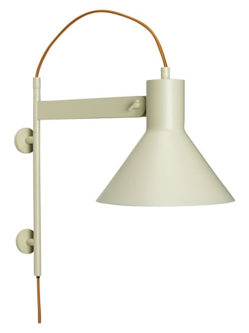 Lampa ścianna "Studio" w kolorze jasnozielonym - 20 x 33 x 37 cm
