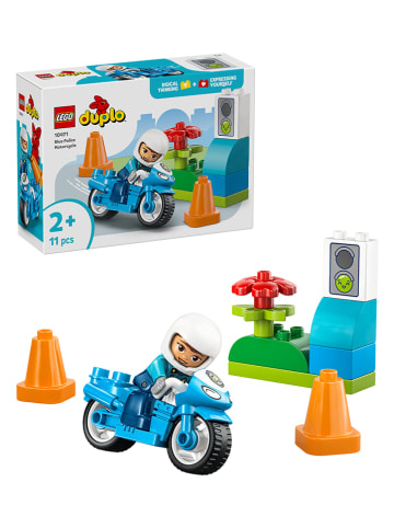 LEGO® DUPLO® Town: Blaues Polizeimotorrad - ab 2 Jahren
