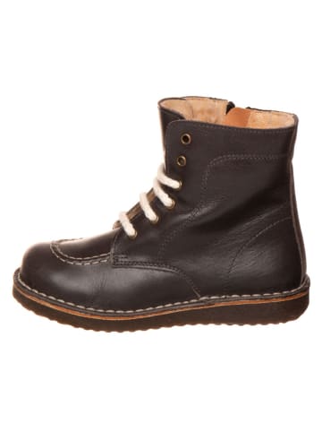 Leren boots antraciet