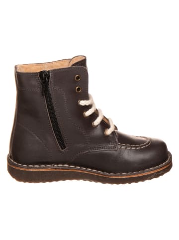 Leren boots antraciet