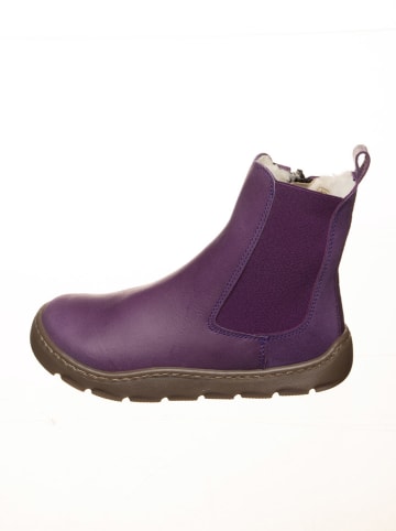 Leren barefootschoenen paars