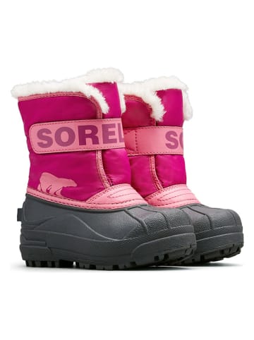 Winterlaarzen "Snow Commander" roze/antraciet