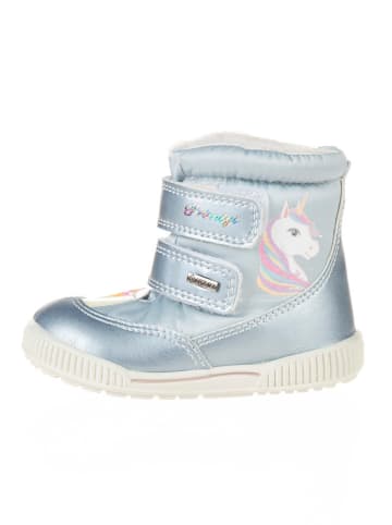 Winterboots in Hellblau