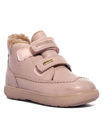 Leren boots lichtroze