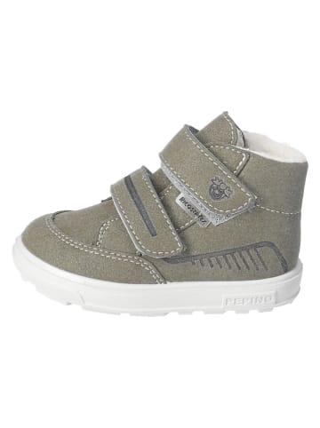 Leren boots kaki