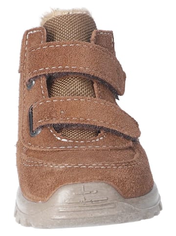 Leder-Boots in Hellbraun