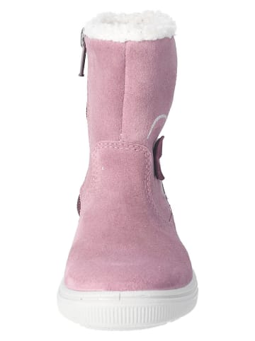 Leren boots "Merle" lichtroze
