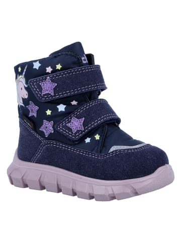Kozaki zimowe "Snow Mini" w kolorze granatowym