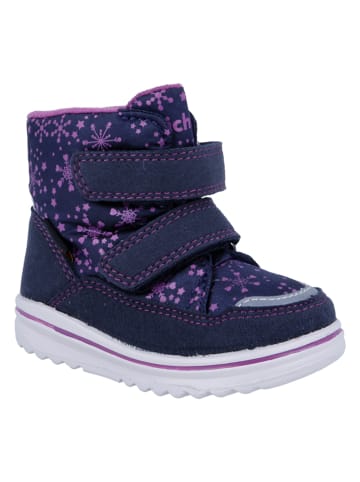 Winterlaarzen "Snow" donkerblauw/paars