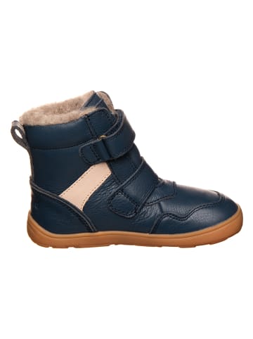 Leder-Barfußschuhe  in Dunkelblau