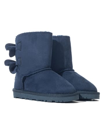 Winterboots "Belezza" donkerblauw