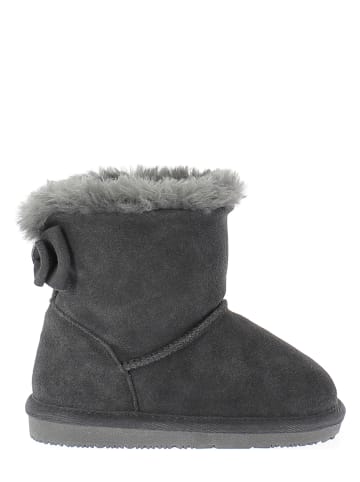 Leder-Winterboots "Amak Toddler" in Anthrazit
