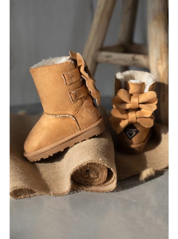 Winterboots "Bowine" in Hellbraun
