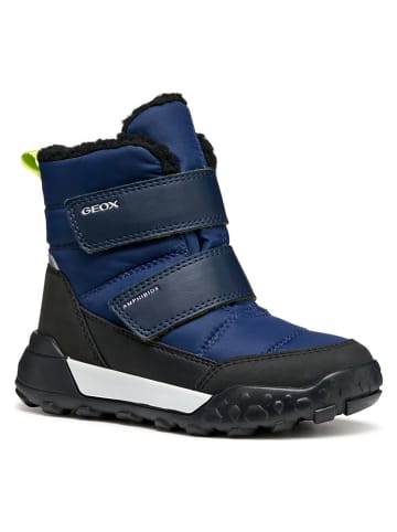 Winterlaarzen "Trekkyup" blauw/zwart