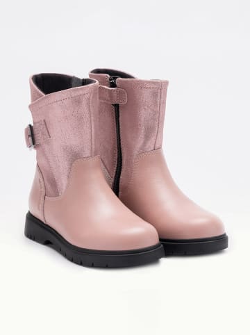 Leder-Boots "Justine" in Rosa