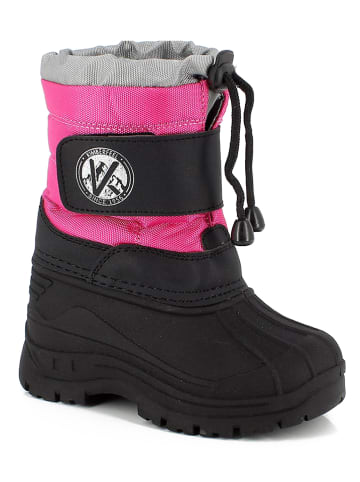Winterstiefel "Montreal" in Schwarz/ Pink