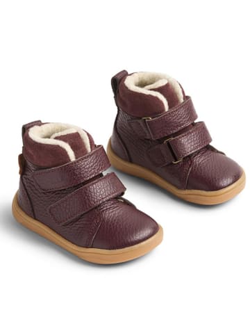 Leren winterboots bruin