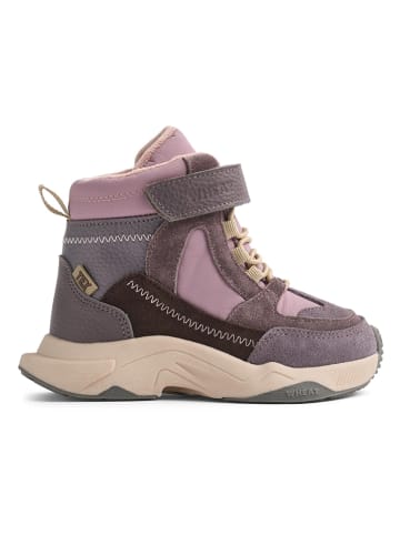 Leren boots paars